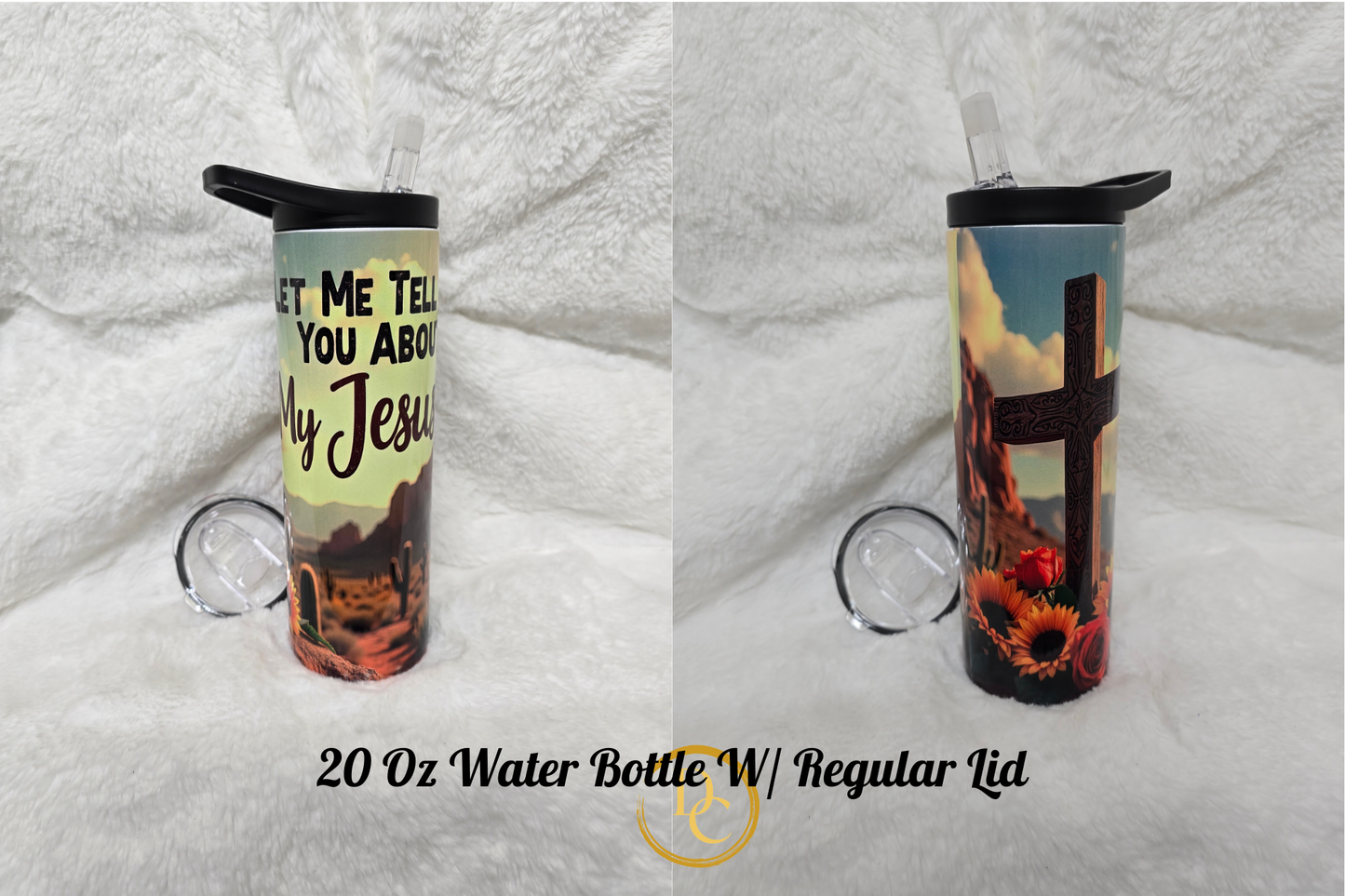 We the people Custom Sublimation Water Bottle/ With regular lid Tumbler #4