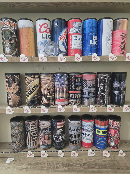 Veteran Clearance 15 Oz 2-1 Can Koozie Custom Sublimation Tumbler #2