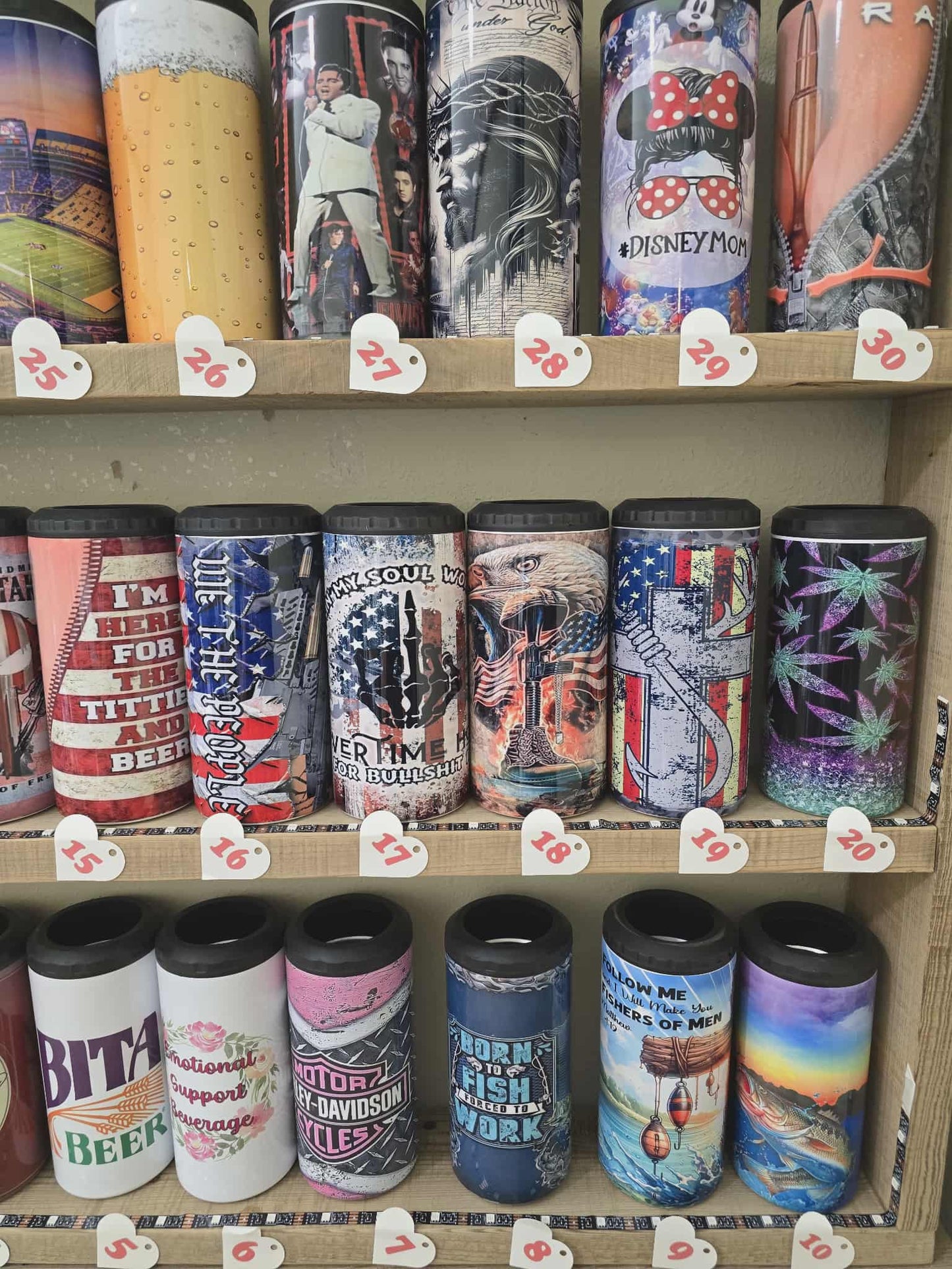 I'm here for the Titties and Beer Clearance 16 Oz 4-1 Can Koozie Custom Sublimation Tumbler #15