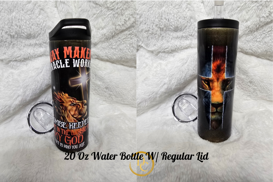 We the people Custom Sublimation Water Bottle/ With regular lid Tumbler #4