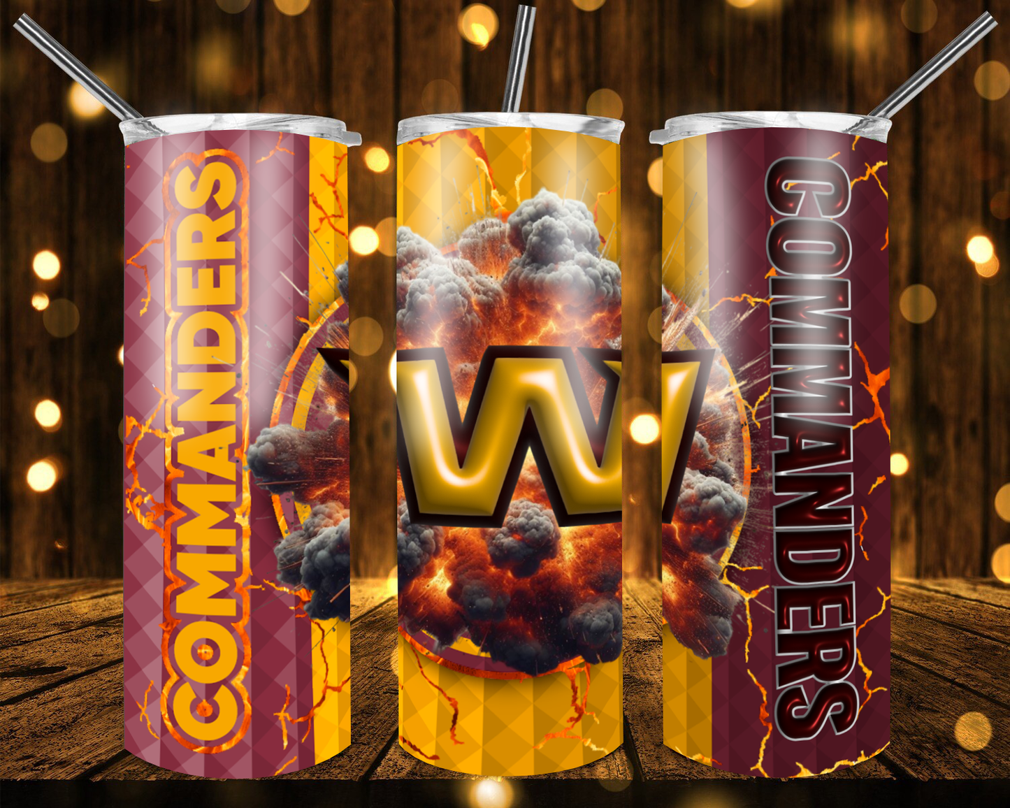 Browns Football 3D 20 oz  Custom Sublimation Tumbler Stainless Steel# 18