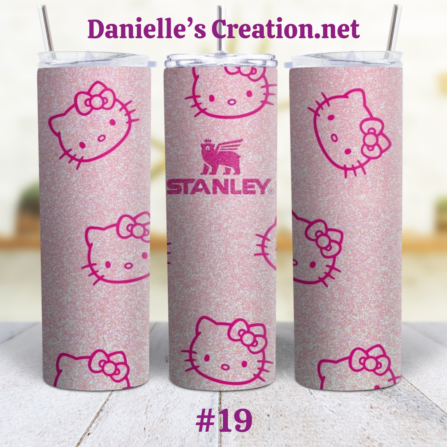 Hello Kitty 20 oz Custom Sublimation Tumbler Stainless Steel 17