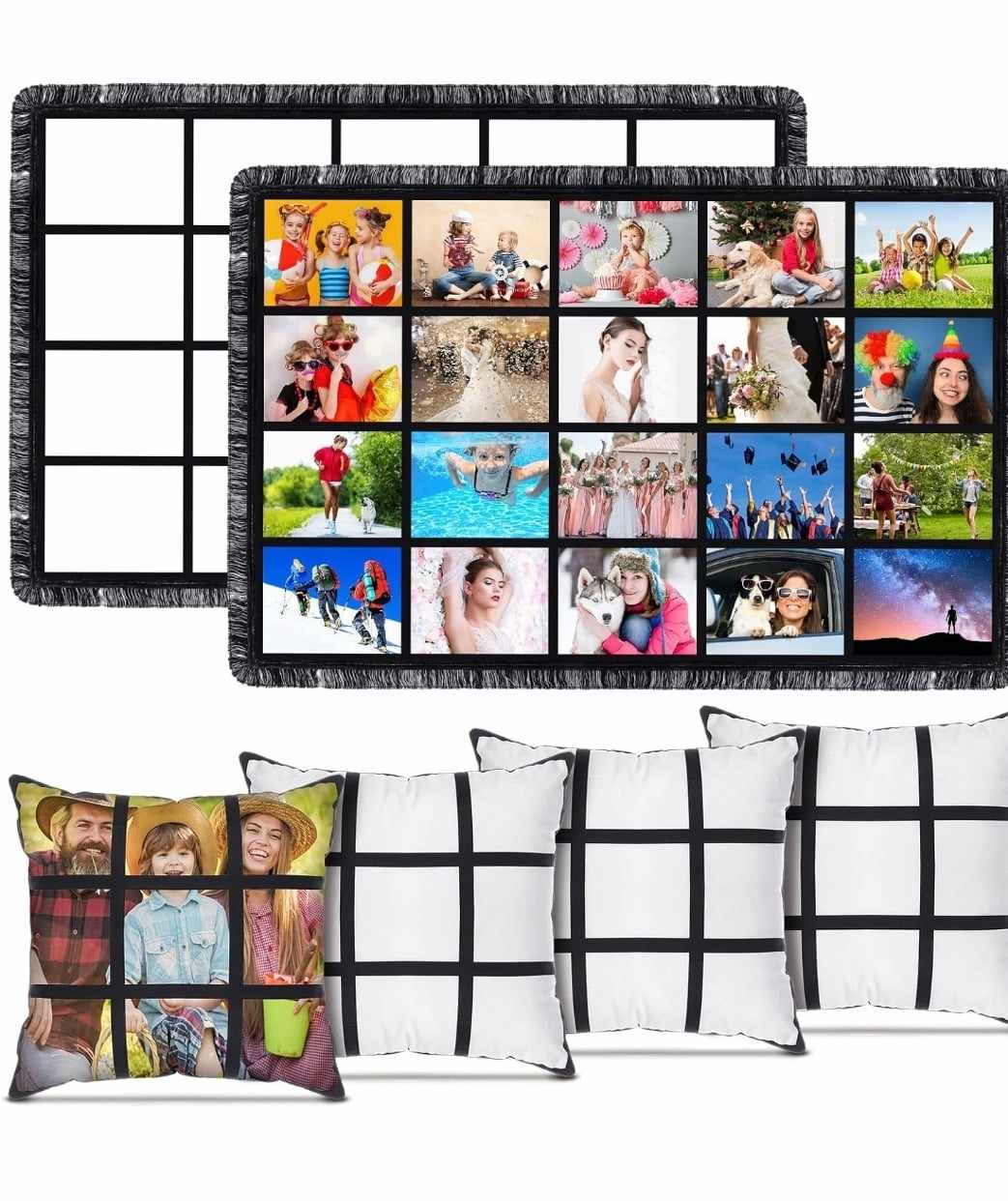 20 Pictures Personalized Blanket