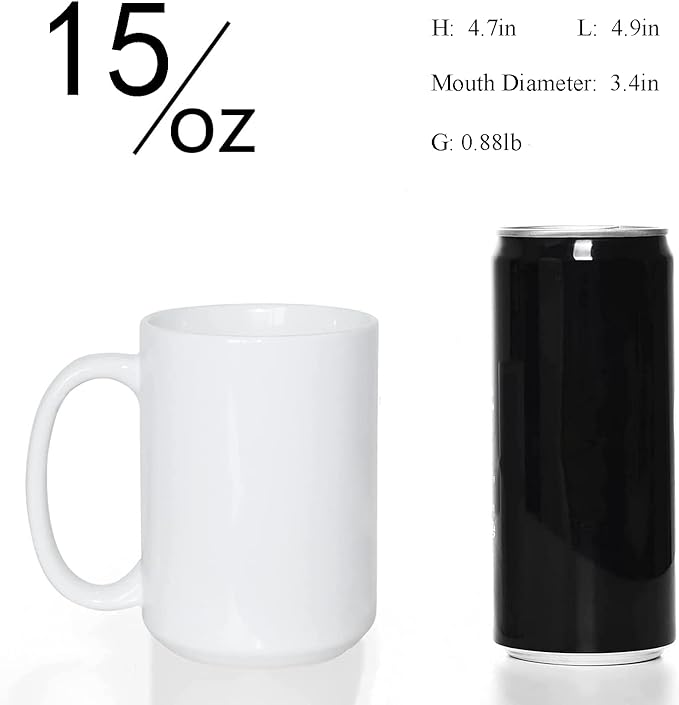 Personalizes your 11 oz or 15 Oz Coffee Mug