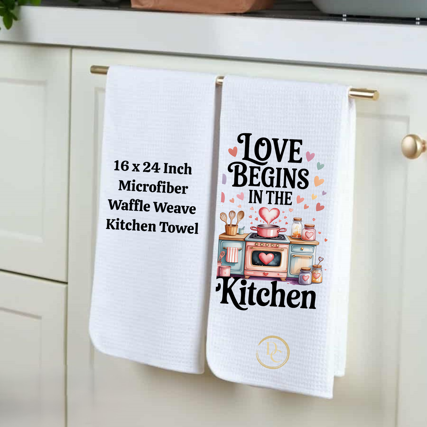 I only Have A Kitchen Because It Came with the House, Kitchen Towel Microfiber Waffle Weave
