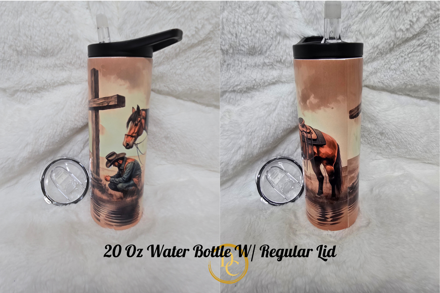 We the people Custom Sublimation Water Bottle/ With regular lid Tumbler #4