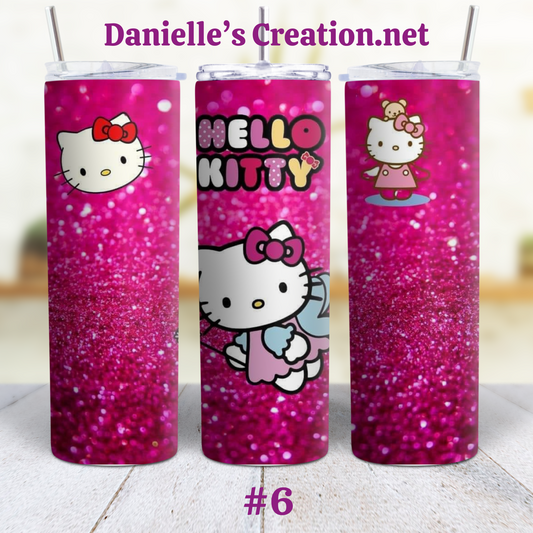 Hello Kitty 20 oz Custom Sublimation Tumbler Stainless Steel 6