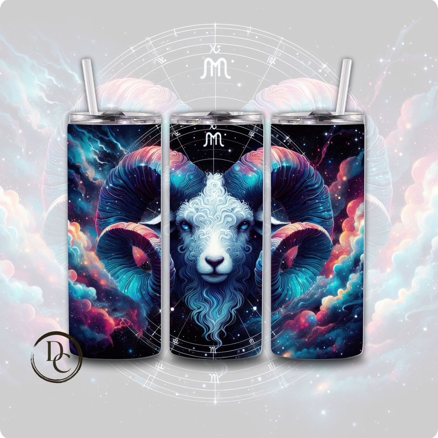 Gemini Zodiac 20 oz Custom Sublimation Tumbler Stainless Steel