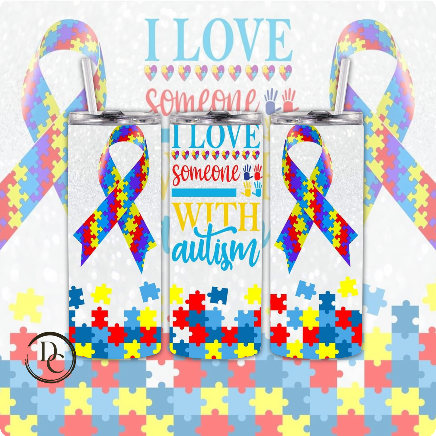 GOD FOUND SOME OF THE STRONGEST AUTISM 20 oz Custom Sublimation Tumbler Stainless Steel 45