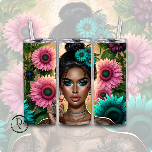 Badass Affirmation Sarcasm 20 oz Custom Sublimation Tumbler Stainless Steel 4