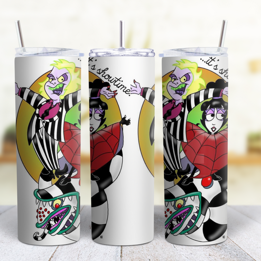 Beetlejuice 20 oz Custom Sublimation Tumbler Stainless Steel 10