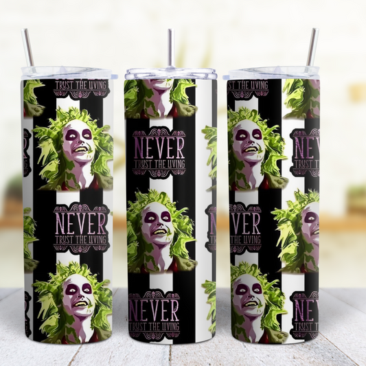 Beetlejuice 20 oz Custom Sublimation Tumbler Stainless Steel 7
