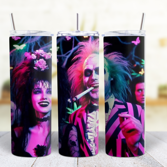 Beetlejuice 20 oz Custom Sublimation Tumbler Stainless Steel 15
