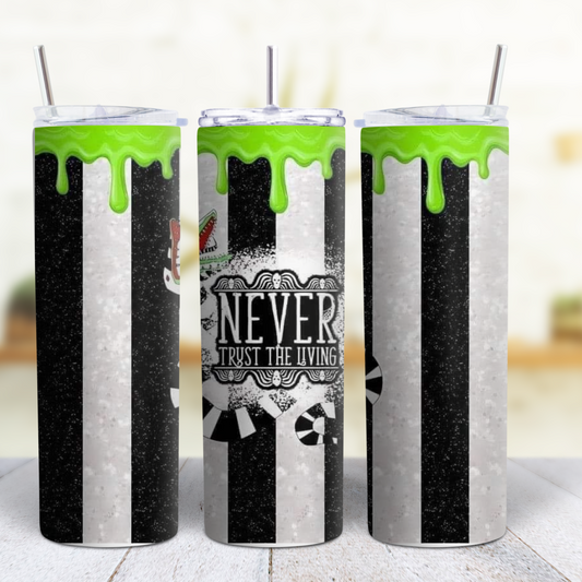 Beetlejuice 20 oz Custom Sublimation Tumbler Stainless Steel 16