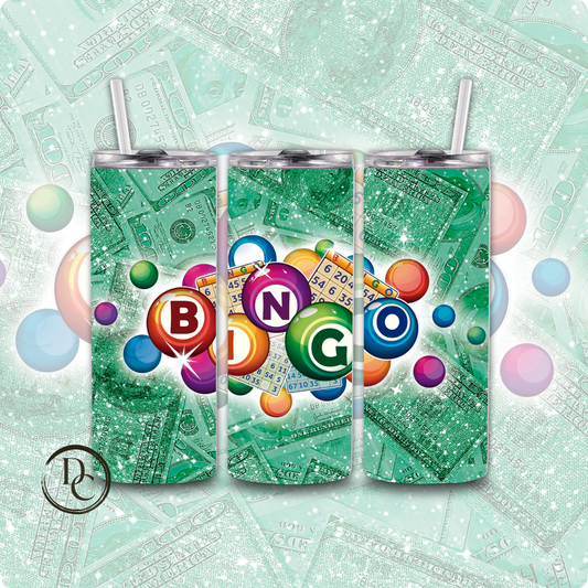 BINGO 20 oz Custom Sublimation Tumbler Stainless Steel 13