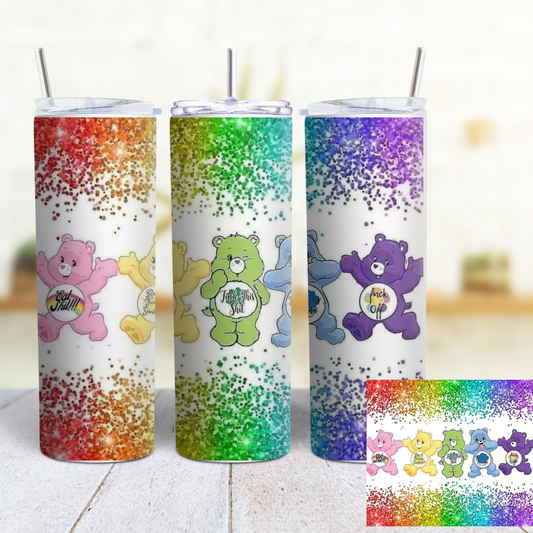 Swear Bear 20 oz Custom Sublimation Tumbler Stainless Steel