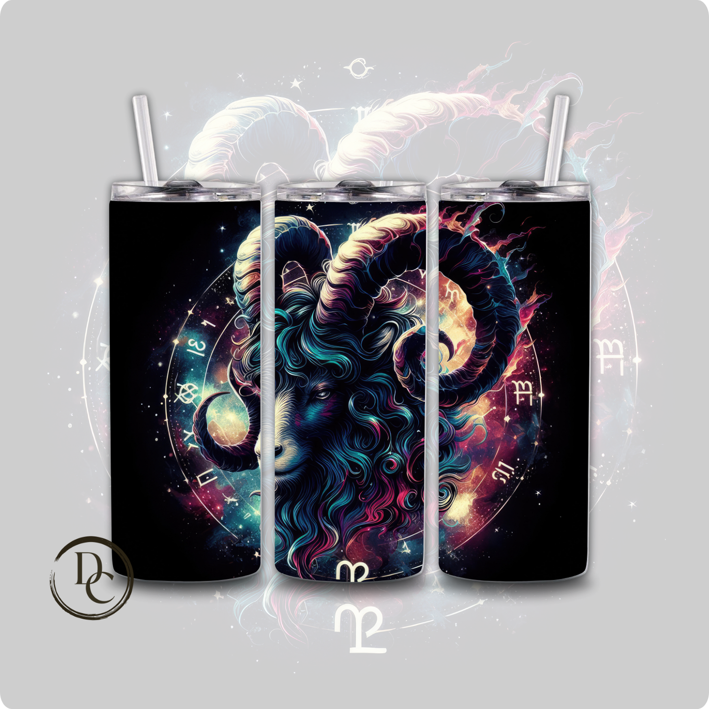 Gemini Zodiac 20 oz Custom Sublimation Tumbler Stainless Steel