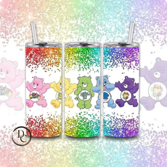 CARE BEAR 20 oz Custom Sublimation Tumbler Stainless Steel 30
