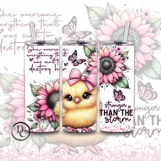 Chicken Affirmation 20 oz Custom Sublimation Tumbler Stainless Steel 8