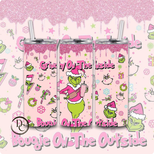 Christmas 20 Oz Custom Sublimation Tumbler Stainless Steel #34