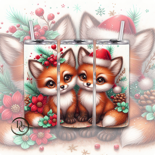 Christmas Animals 20 oz Custom Sublimation Tumbler Stainless Steel #14
