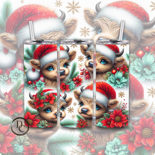 Christmas Animals 20 oz Custom Sublimation Tumbler Stainless Steel #4