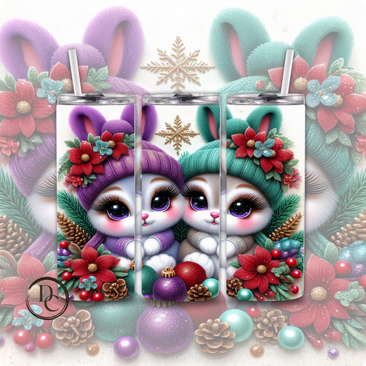 Christmas Animals 20 oz Custom Sublimation Tumbler Stainless Steel #7