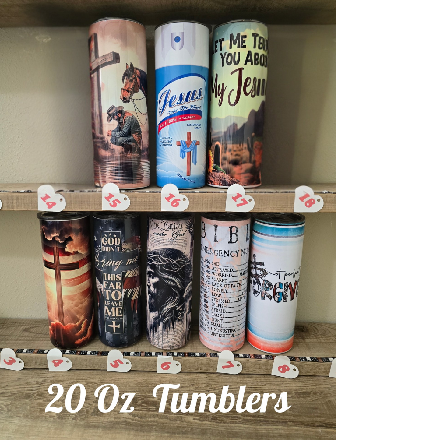Bible Emergency Number Clearance Custom Sublimation Tumbler #7