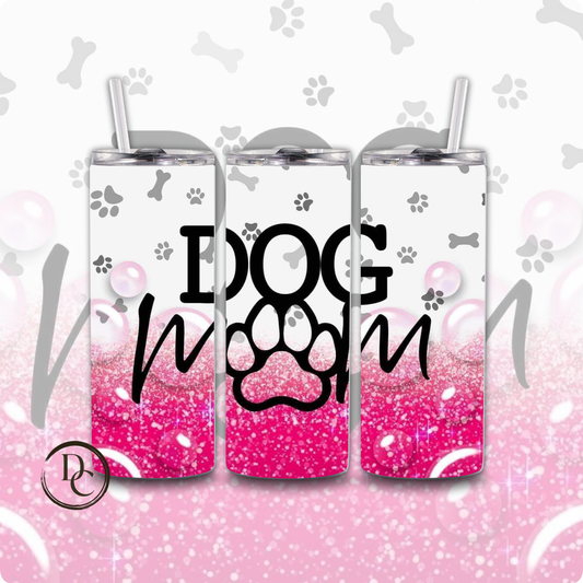 Dog Mom 20 oz Custom Sublimation Tumbler Stainless Steel 12