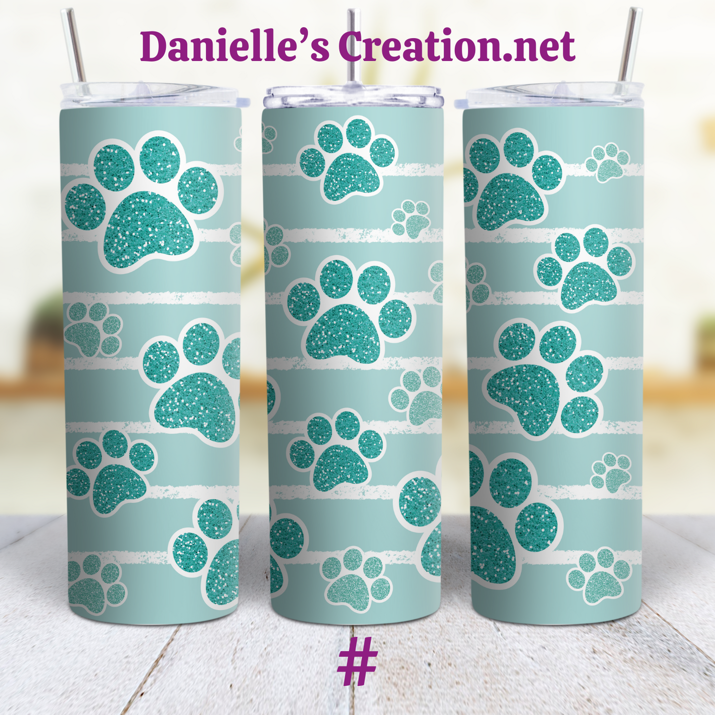 Life Is better With Dog 20 oz Custom Sublimation Tumbler Stainless Steel Dog MOM 1