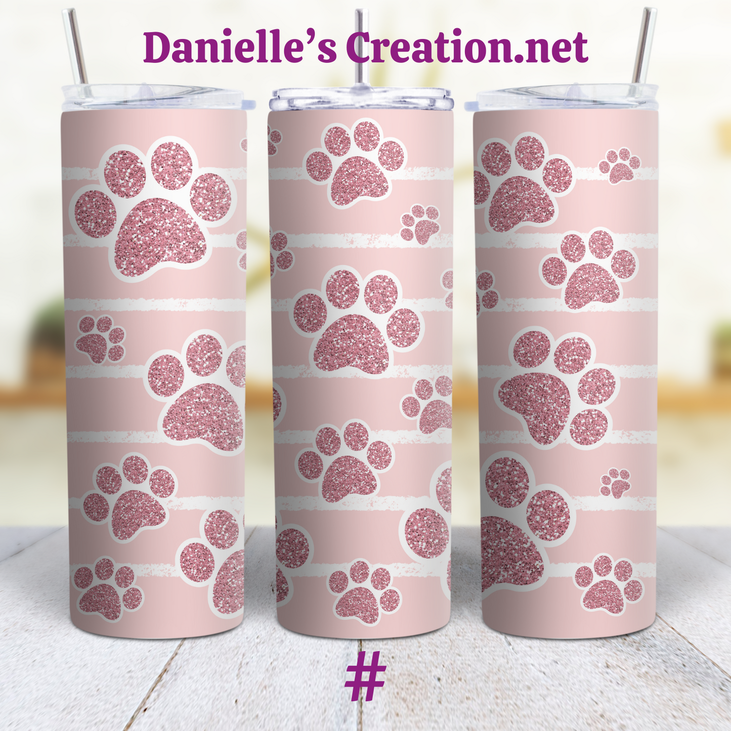 Life Is better With Dog 20 oz Custom Sublimation Tumbler Stainless Steel Dog MOM 1