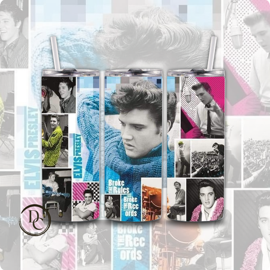 Elvis 20 oz Custom Sublimation Tumbler Stainless Steel 16