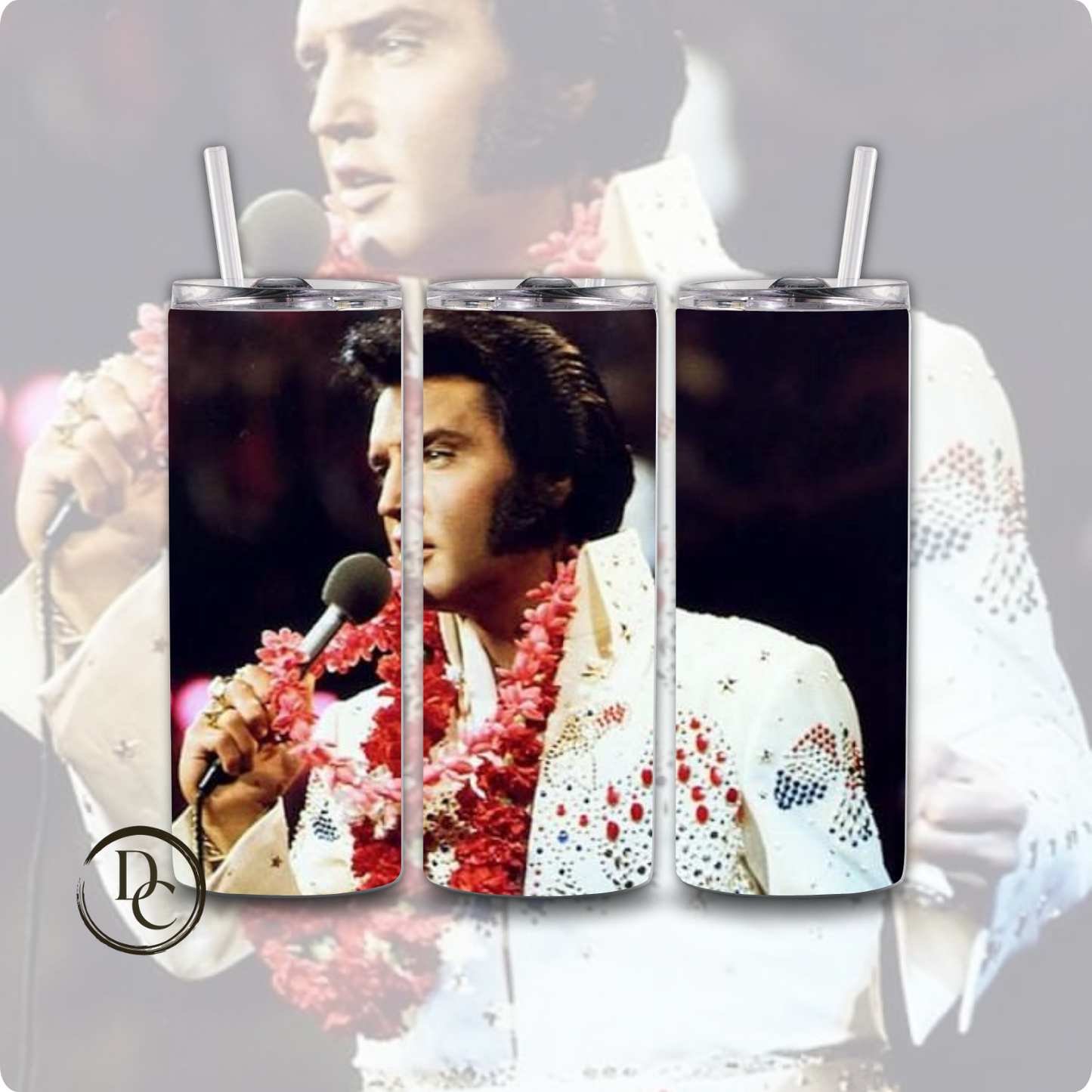 Elvis 20 oz Custom Sublimation Tumbler Stainless Steel 24