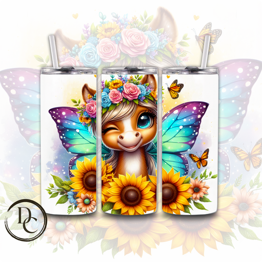 Pony Fairy Animals 20 oz Custom Sublimation Tumbler Stainless Steel 3