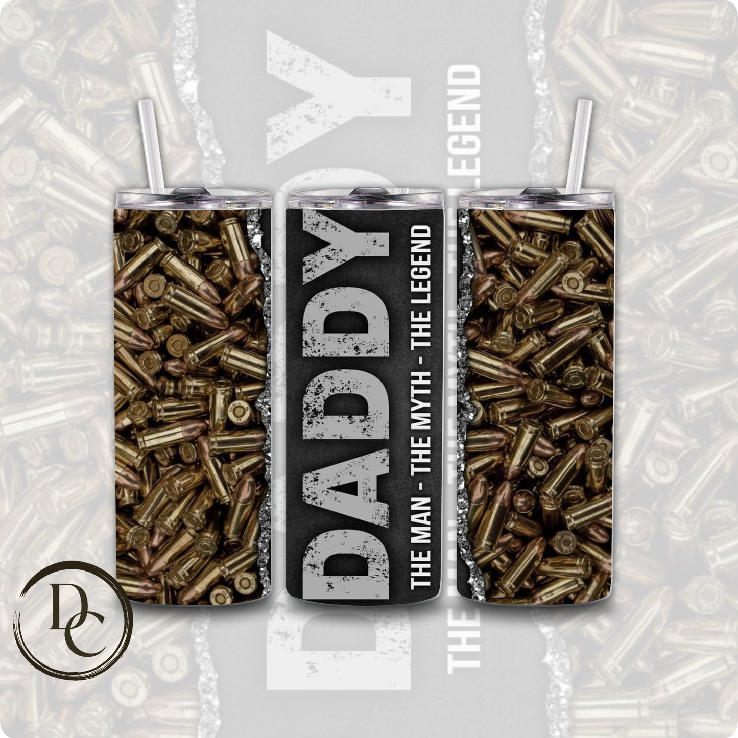 Daddy The Man The Myth The Legend Father's Day Tumbler # 11