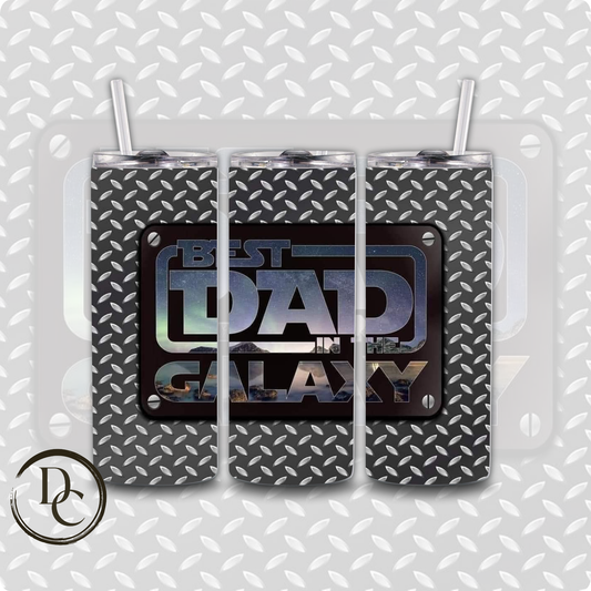 Best Dad Galaxy Father's Day Tumbler # 14