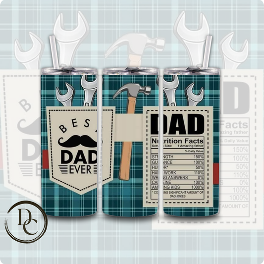 Best Dad Ever Father's Day Tumbler # 15