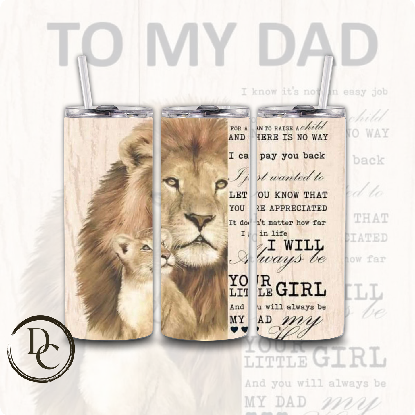 Daddy The Man The Myth The Legend Father's Day Tumbler # 11