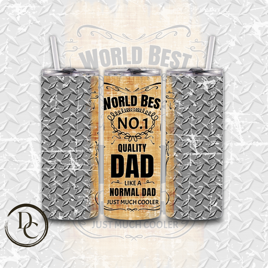 World Best Dad Father's Day Tumbler #2