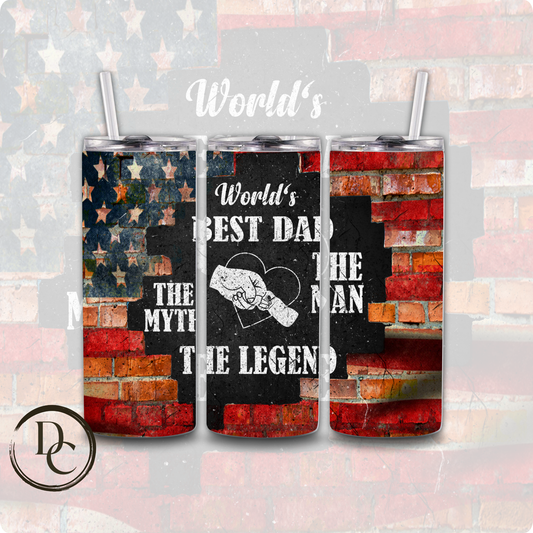 World's Best Dad Father's Day Tumbler # 5