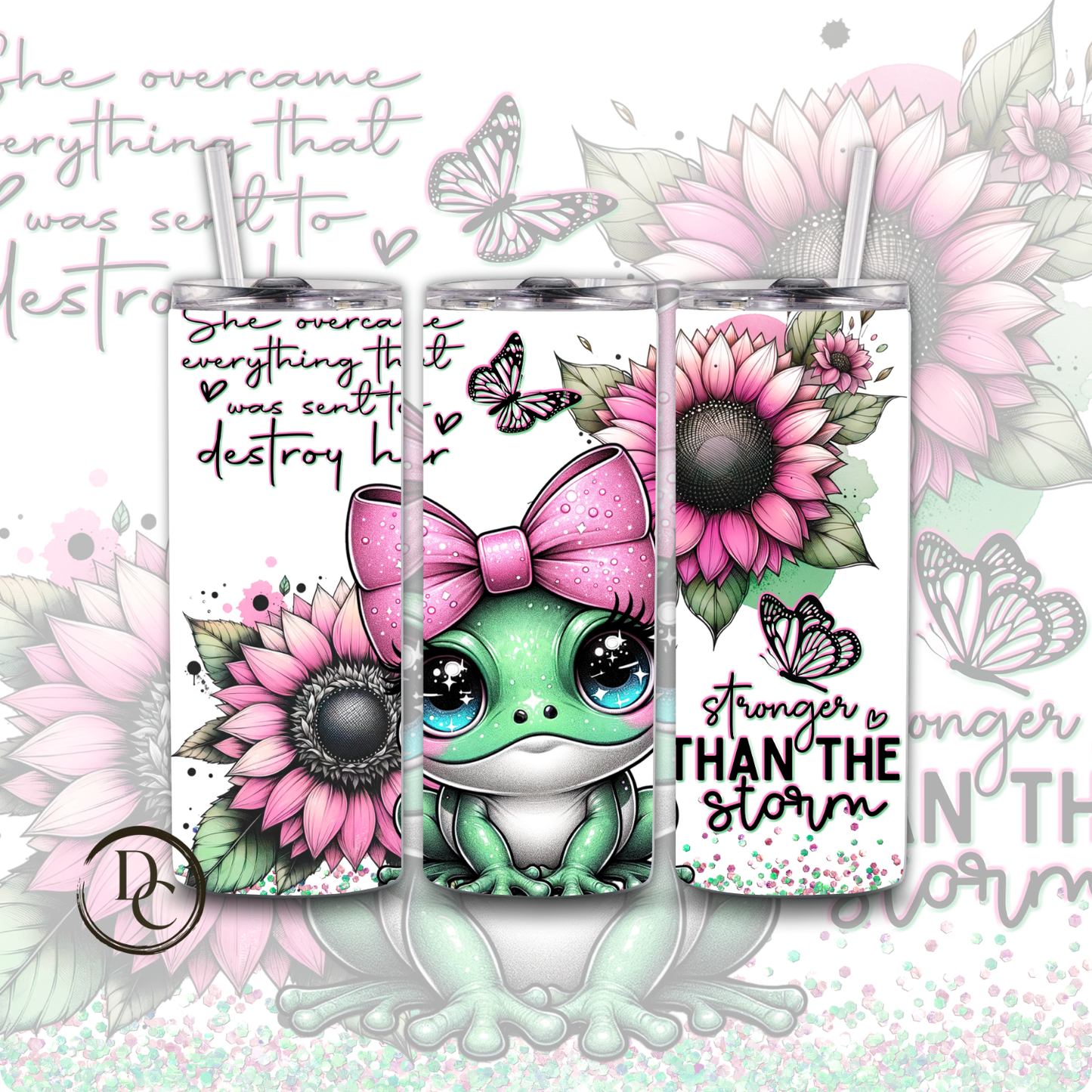 Owl Affirmation 20 oz Custom Sublimation Tumbler Stainless Steel 16