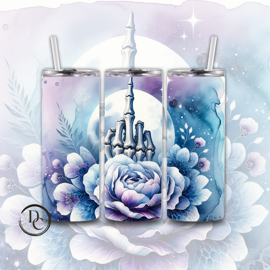 Moon, Flower 20 oz Custom Sublimation Tumbler Stainless Steel 20