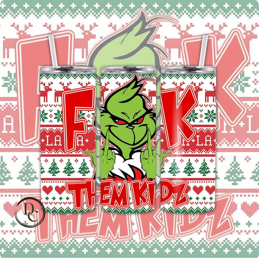Grinch 20 oz Custom Sublimation Tumbler Stainless Steel 31