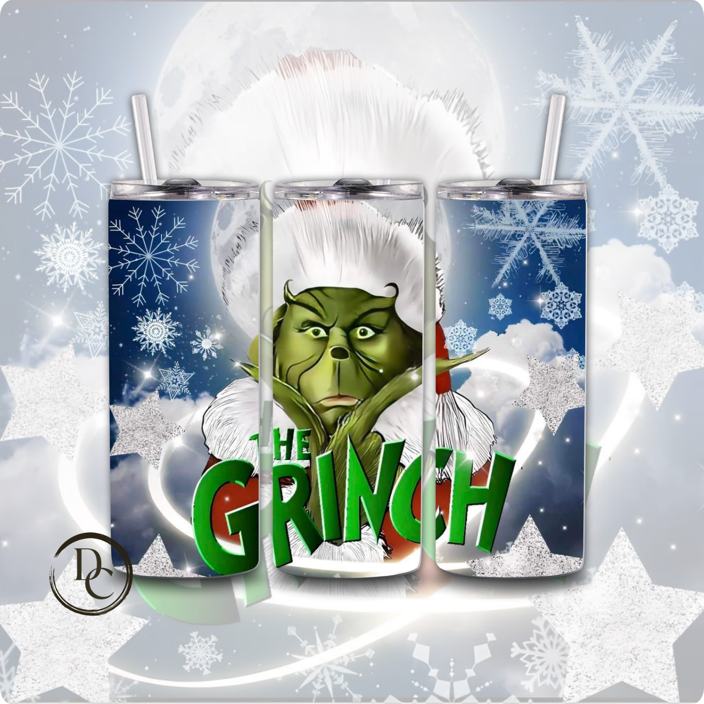 Grinch 20 Oz Tumblers 20 oz Custom Sublimation Tumbler Stainless Steel 48
