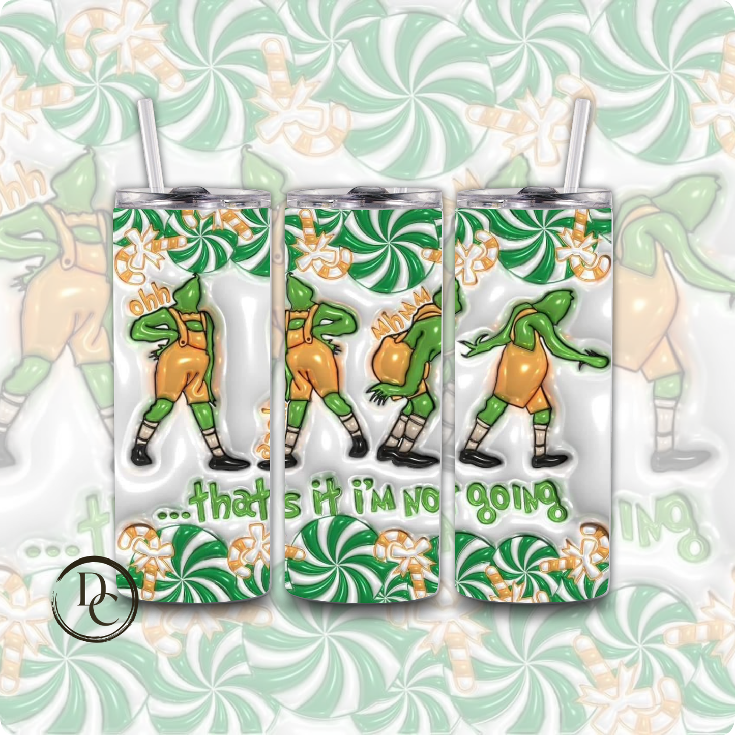 Grinch 20 Oz Tumblers 20 oz Custom Sublimation Tumbler Stainless Steel 48