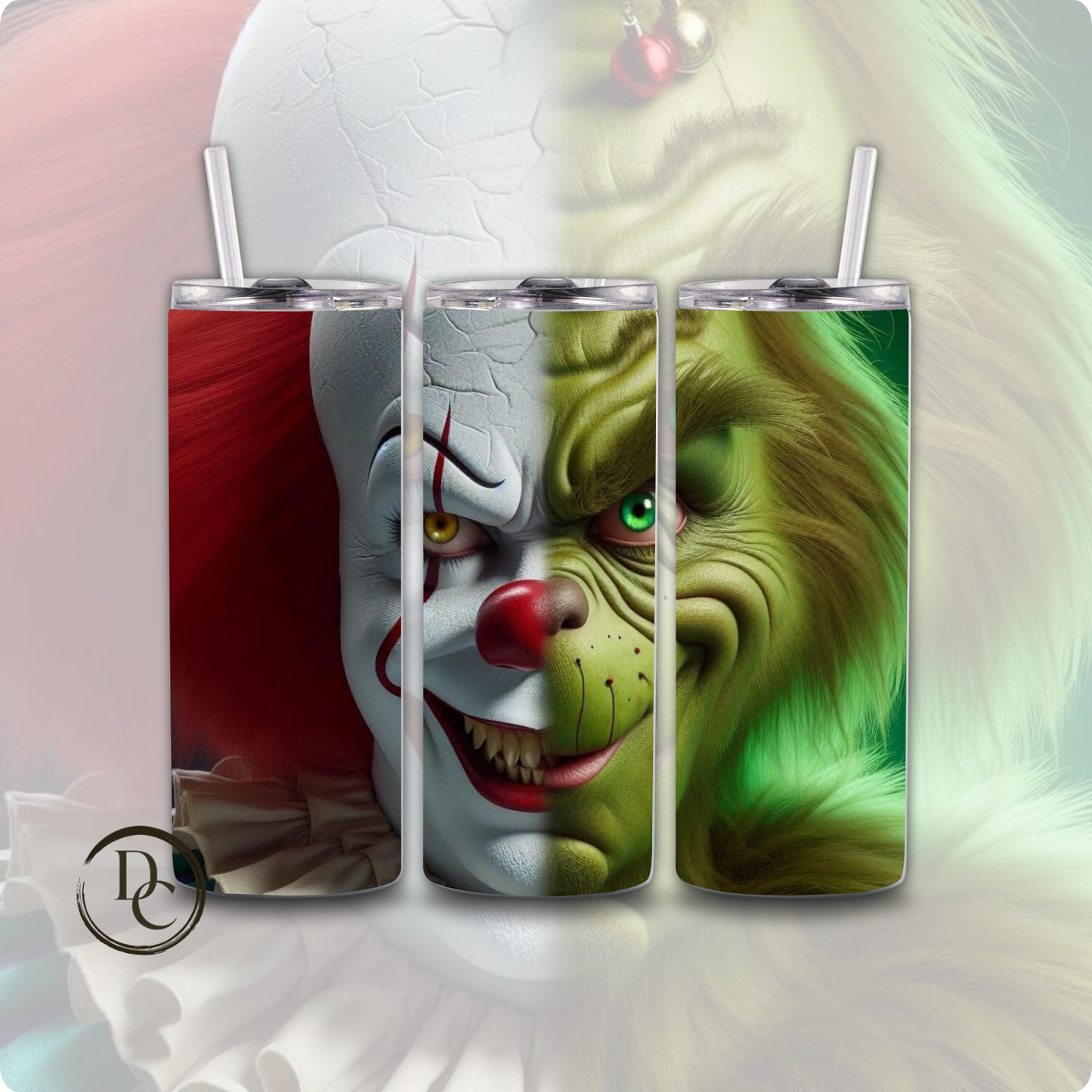Grinch 20 Oz Tumblers 20 oz Custom Sublimation Tumbler Stainless Steel 48