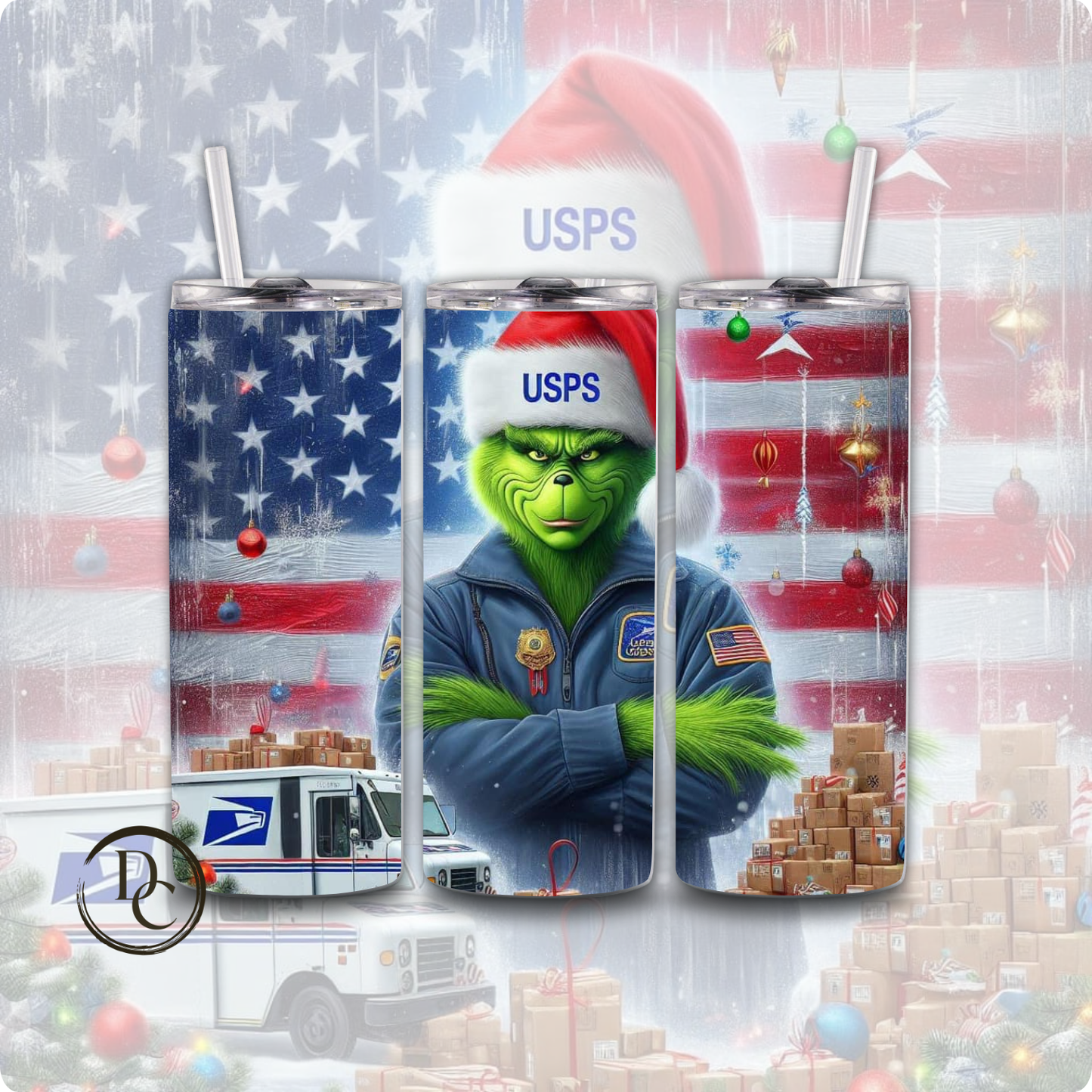 Grinch 20 Oz Tumblers 20 oz Custom Sublimation Tumbler Stainless Steel 48