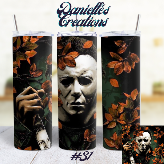 Halloween20 oz Custom Sublimation Tumbler Stainless Steel Insulated #31