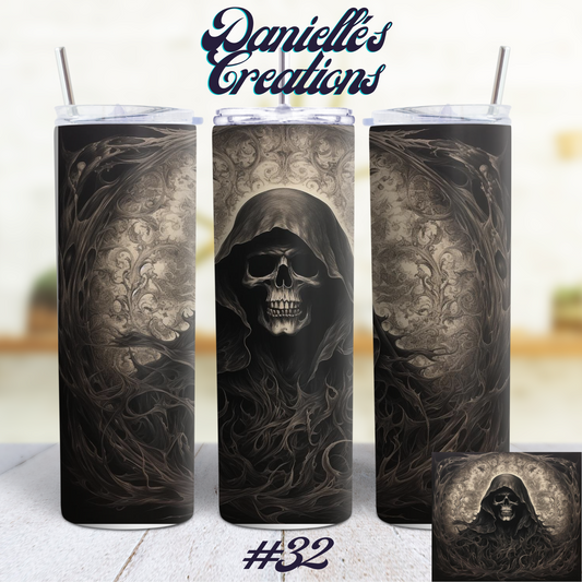 Halloween 20 oz Custom Sublimation Tumbler Stainless Steel Insulated #32