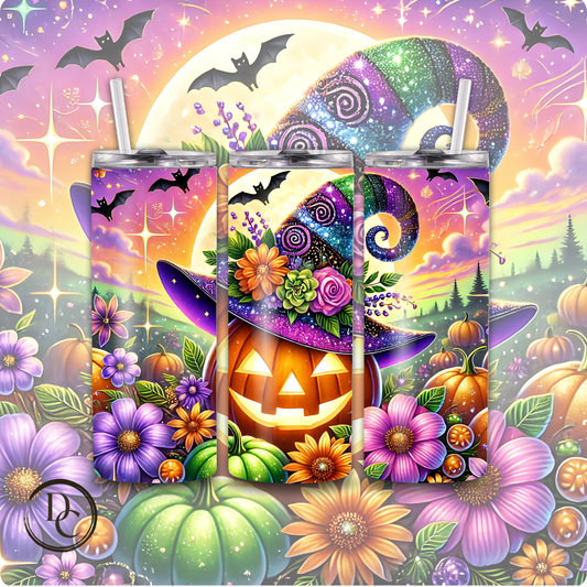 Pumpkin Halloween 20 oz Custom Sublimation Tumbler Stainless Steel 15